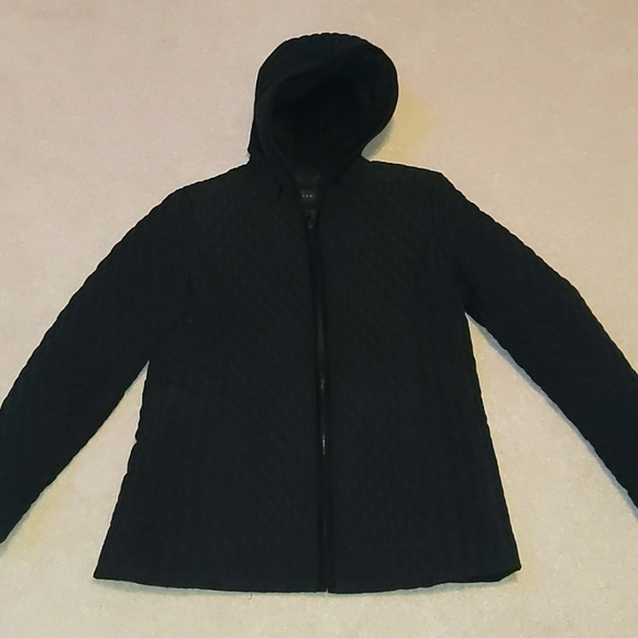 Braetan black winter hoodie coat - Picture 2 of 8